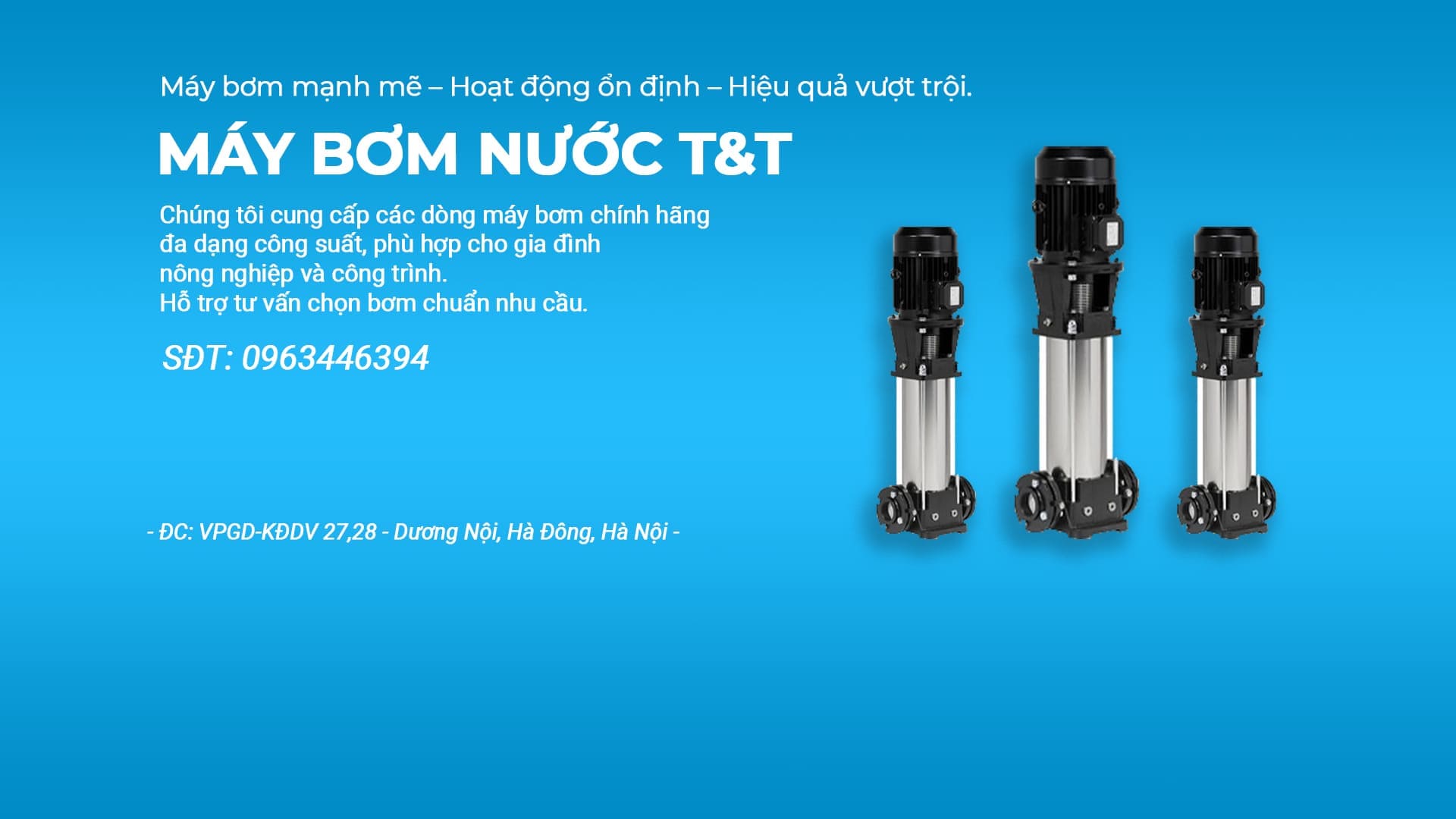 Máy bơm trục đứng