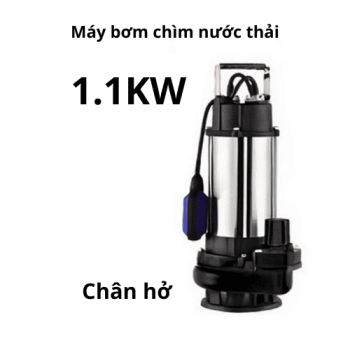 Máy bơm chìm nước thải 1.1kW SHM25-10-1.1F (1.1kW - 220V)